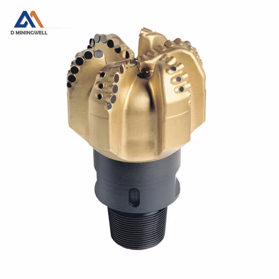 Broca PDC produzida em fábrica para perfuração de poços de petróleo/gás/água Broca de perfuração de arrasto